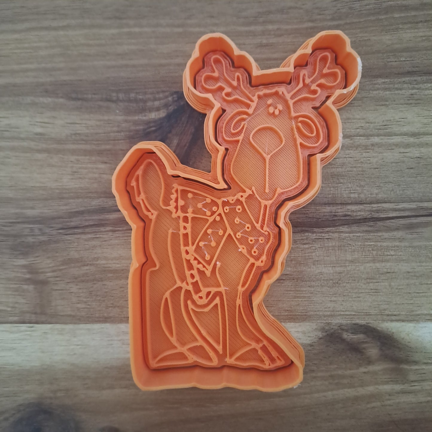 Reindeer Mod.1 - Christmas - Cookies Cutter - Formina - Mold for biscuits or cake decoration