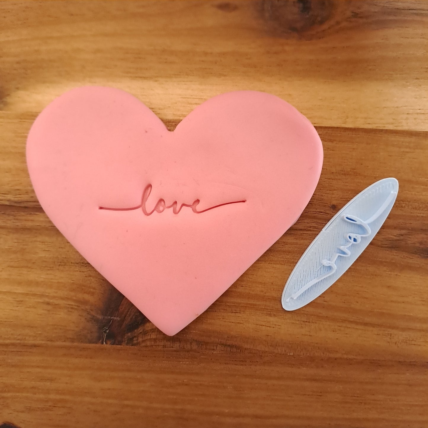 Amour - Ecriture - Tampon - Taille au choix de 4cm à 15cm