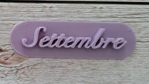 Stampo Calendario per data matrimonio con mese  - Matrimonio - Formina - Cookies cutter per biscotti nuziali