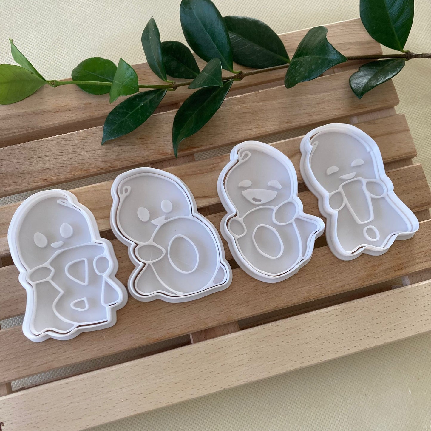 Boo Ghost Set! - Halloween - Cookie cutter - Mold - Sugar paste mould