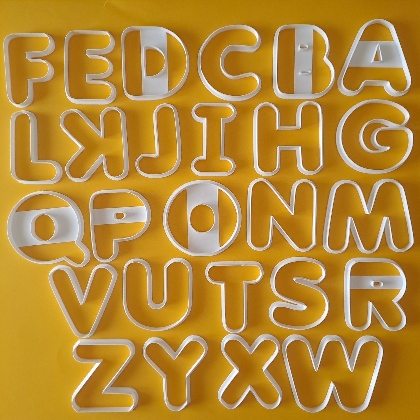 Alphabet Mod.1 - Letters 8 CM - Cutter - Cookie cutter