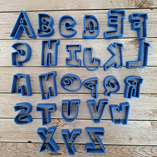 ROBLOX Font Alphabet - Letter Height 3 CM