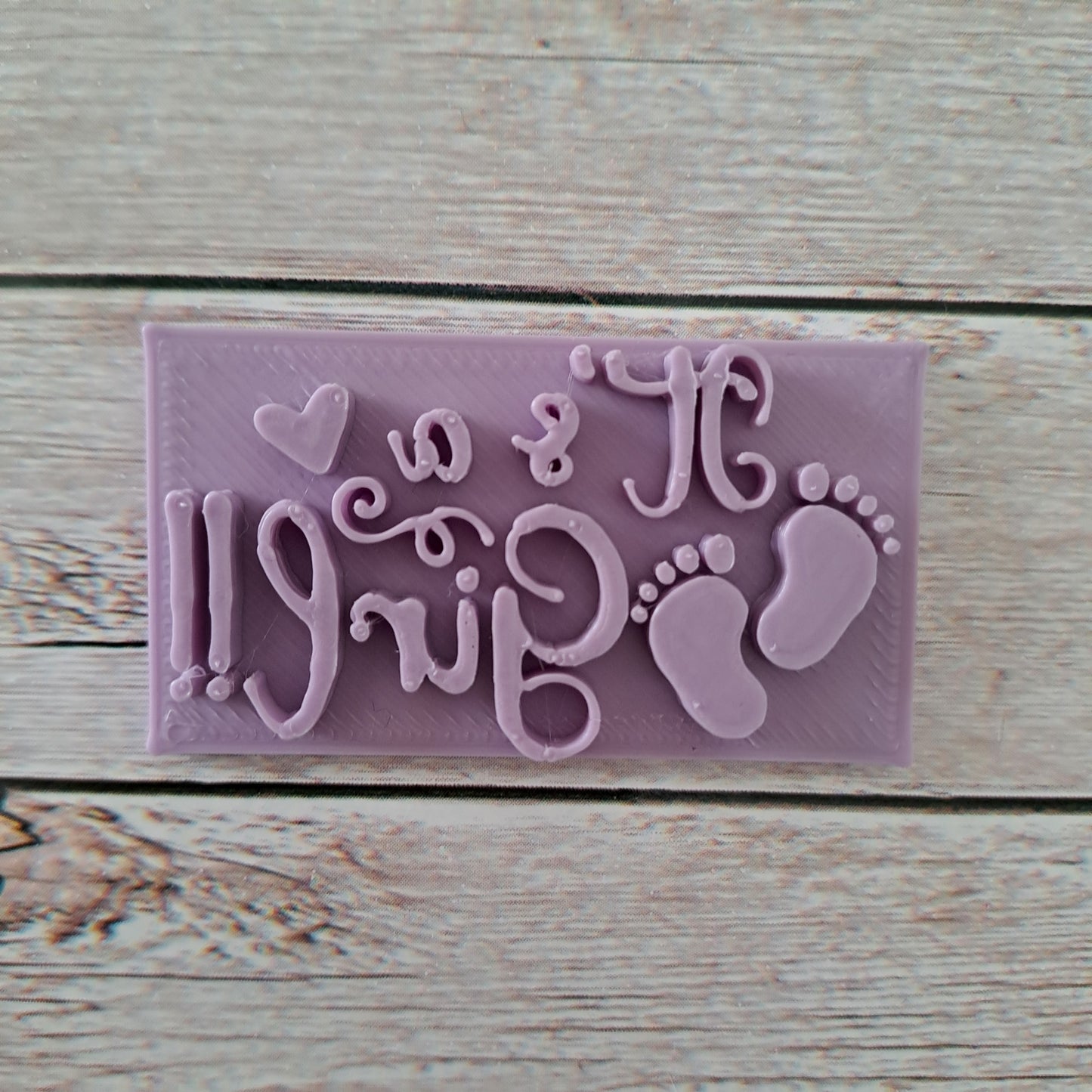 It's a Girl mod.1 - timbro - Gender reveal - New Born - Cookies Cutter - Formina per biscotti