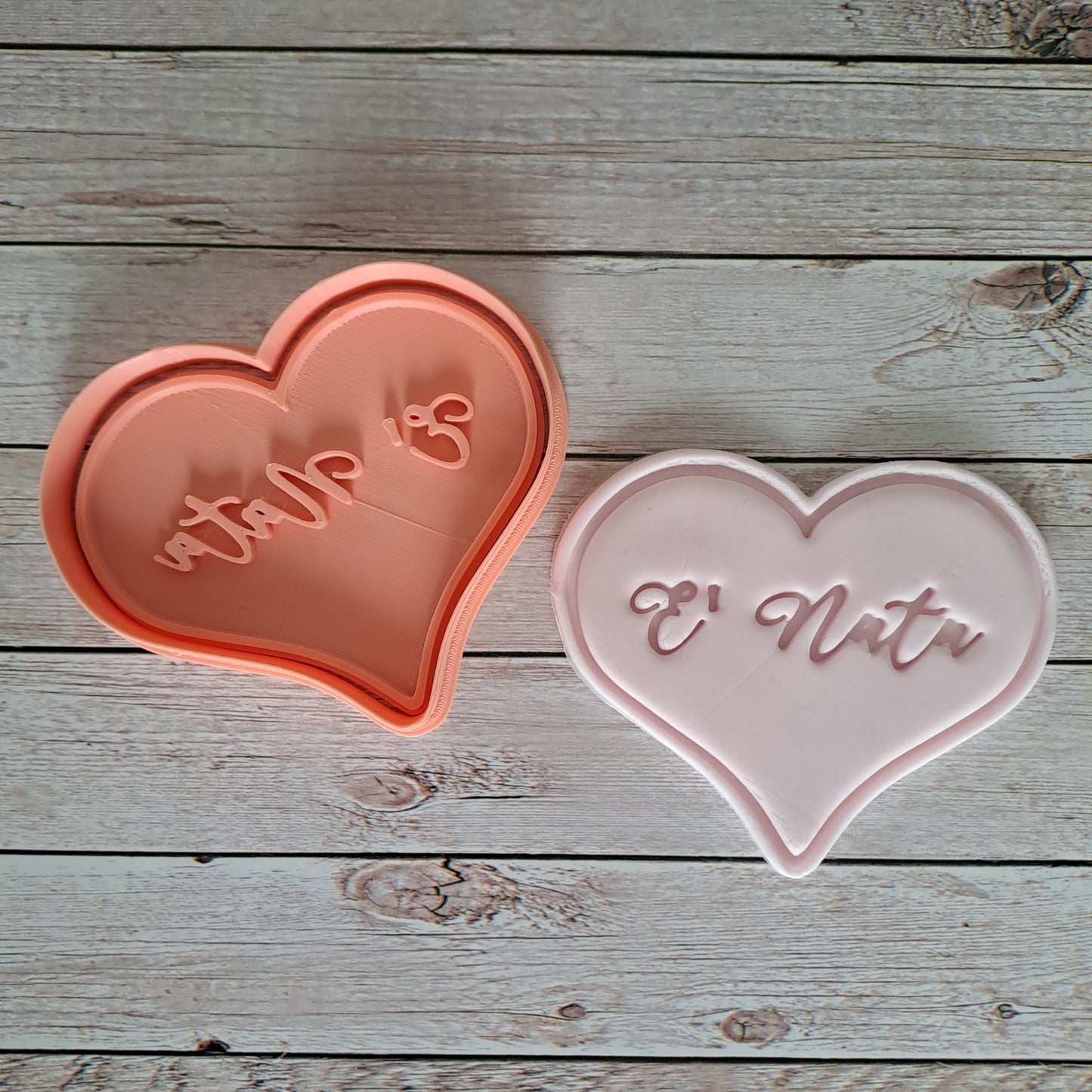 E' Nata Cuore - Nascita - New Born - Cookies Cutter - Formina per biscotti