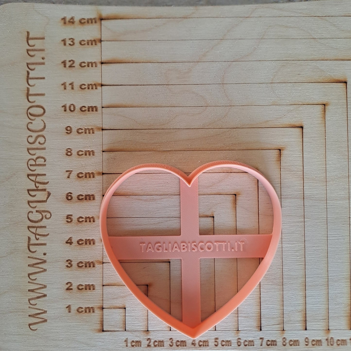 Stampo in acrilico - Rosario a Cuore - Religione - Outbosser - Cookies Cutter - Formina per biscotti o decorazioni torte