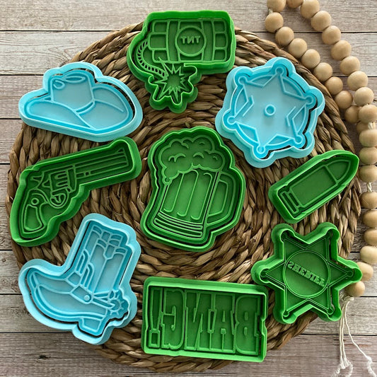 Cowboy - Tagliabiscotti - Cookie Cutter - Timbri - Formina -Far West