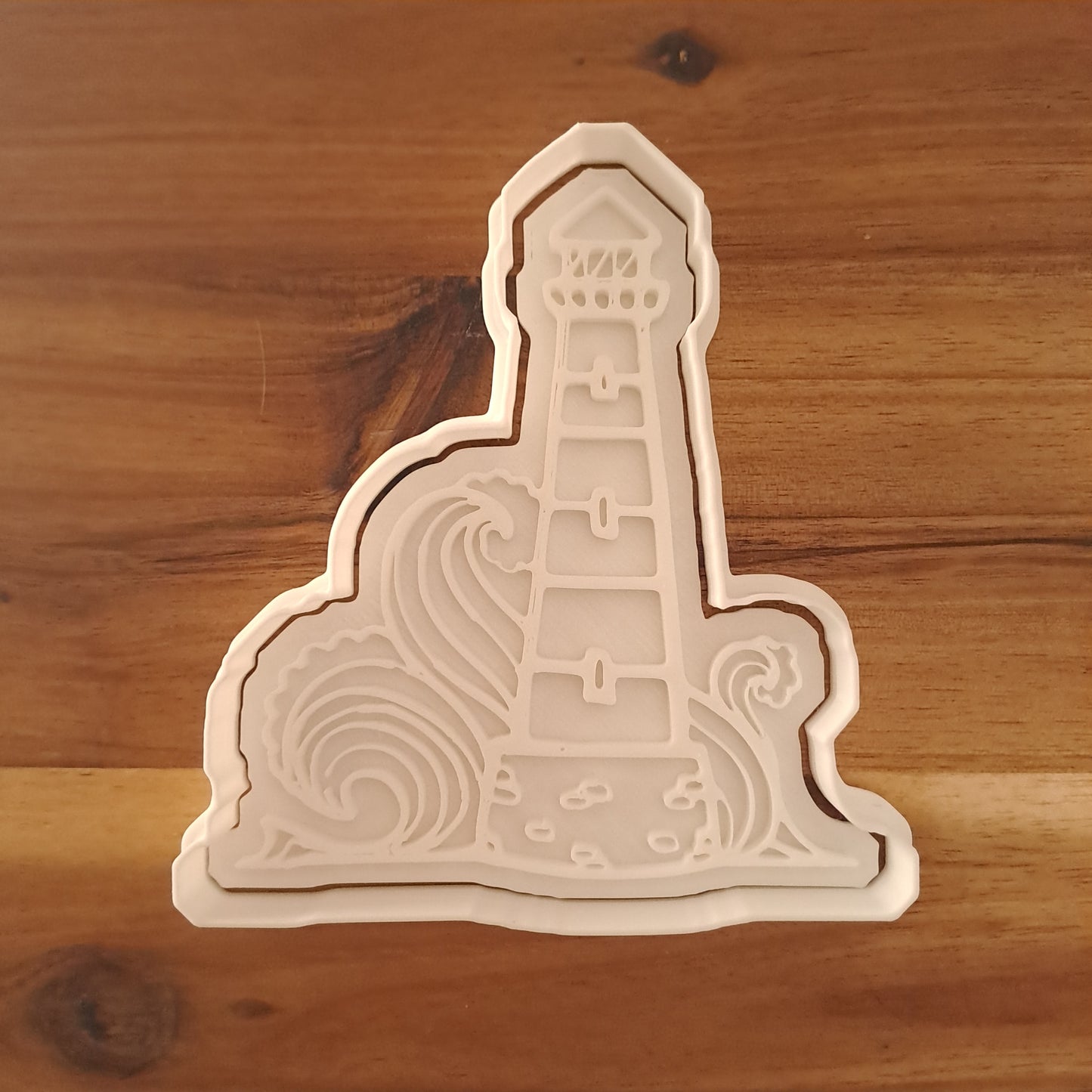 Lighthouse with sea waves - Sea - Cookie cutter - Form - 9cm mould