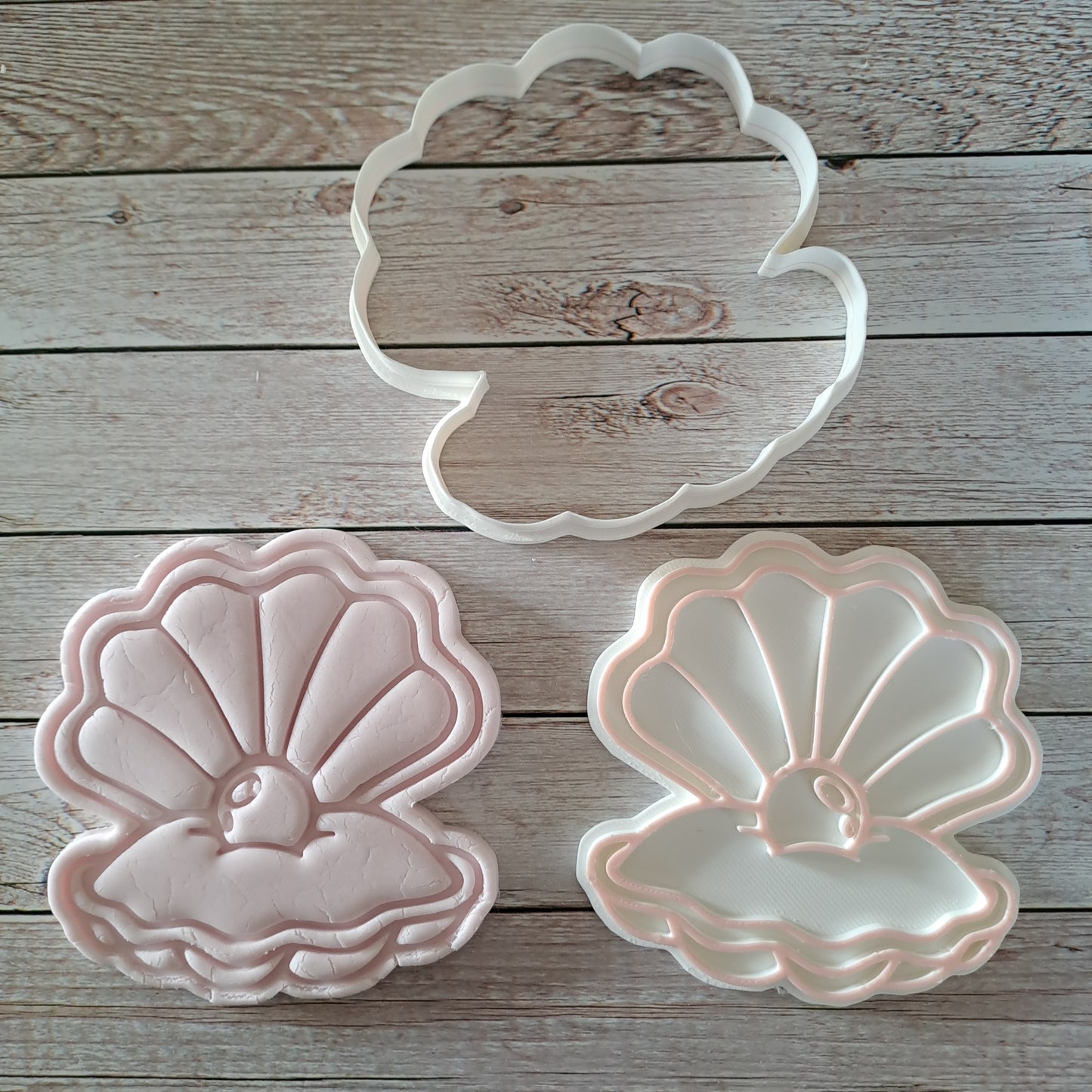 Conchiglia con perla Mod.3 - Mare - Estate - Cookies Cutter - Formina - Stampo