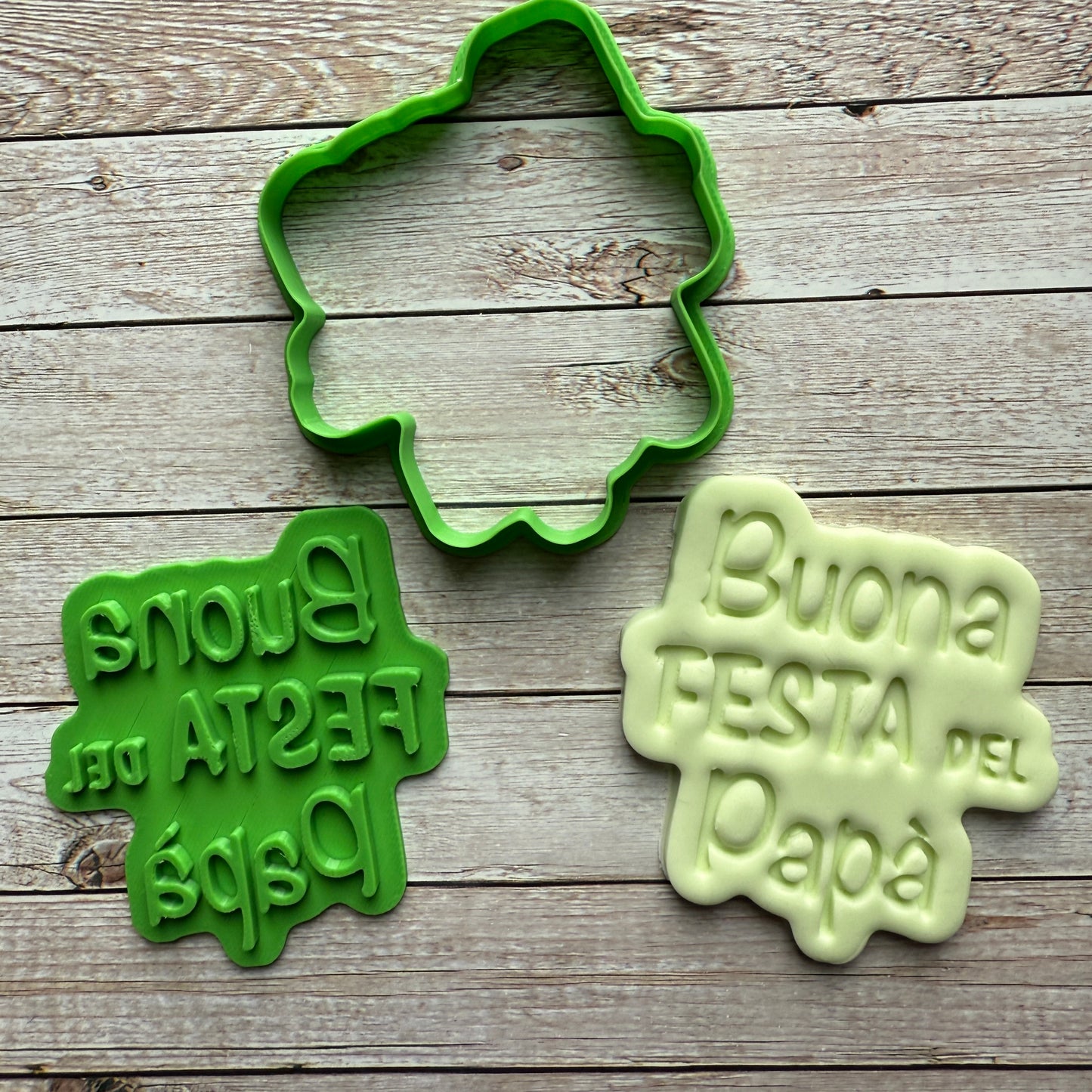 Buona festa del papà Mod.1 - Festa del Papà - Cookies cutter - Formina / Stampo per biscotti o decorazione dolci da 8 a 12cm