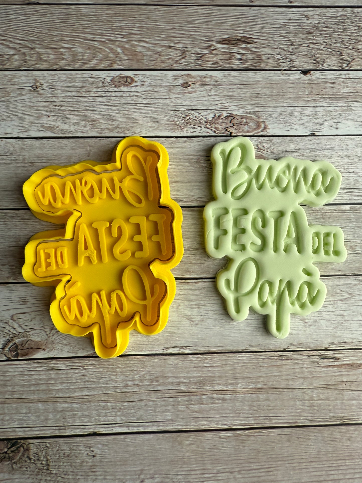 Buona festa del papà Mod.2 - Festa del Papà - Cookies cutter - Formina / Stampo per biscotti o decorazione dolci da 8 a 12cm