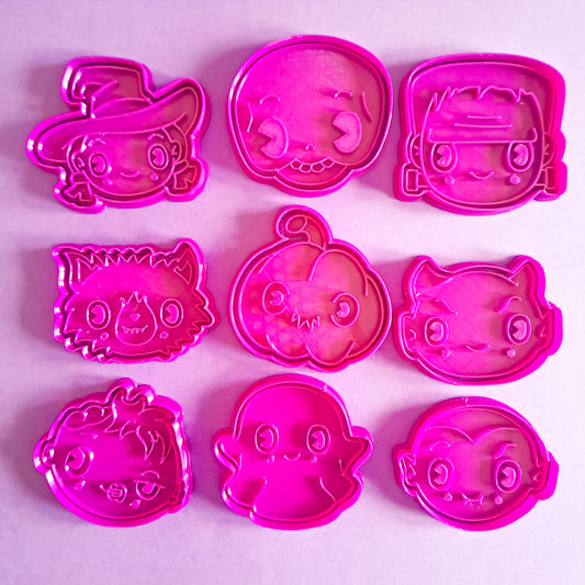 Halloween set - Cookie cutter - Mold - Sugar paste mould