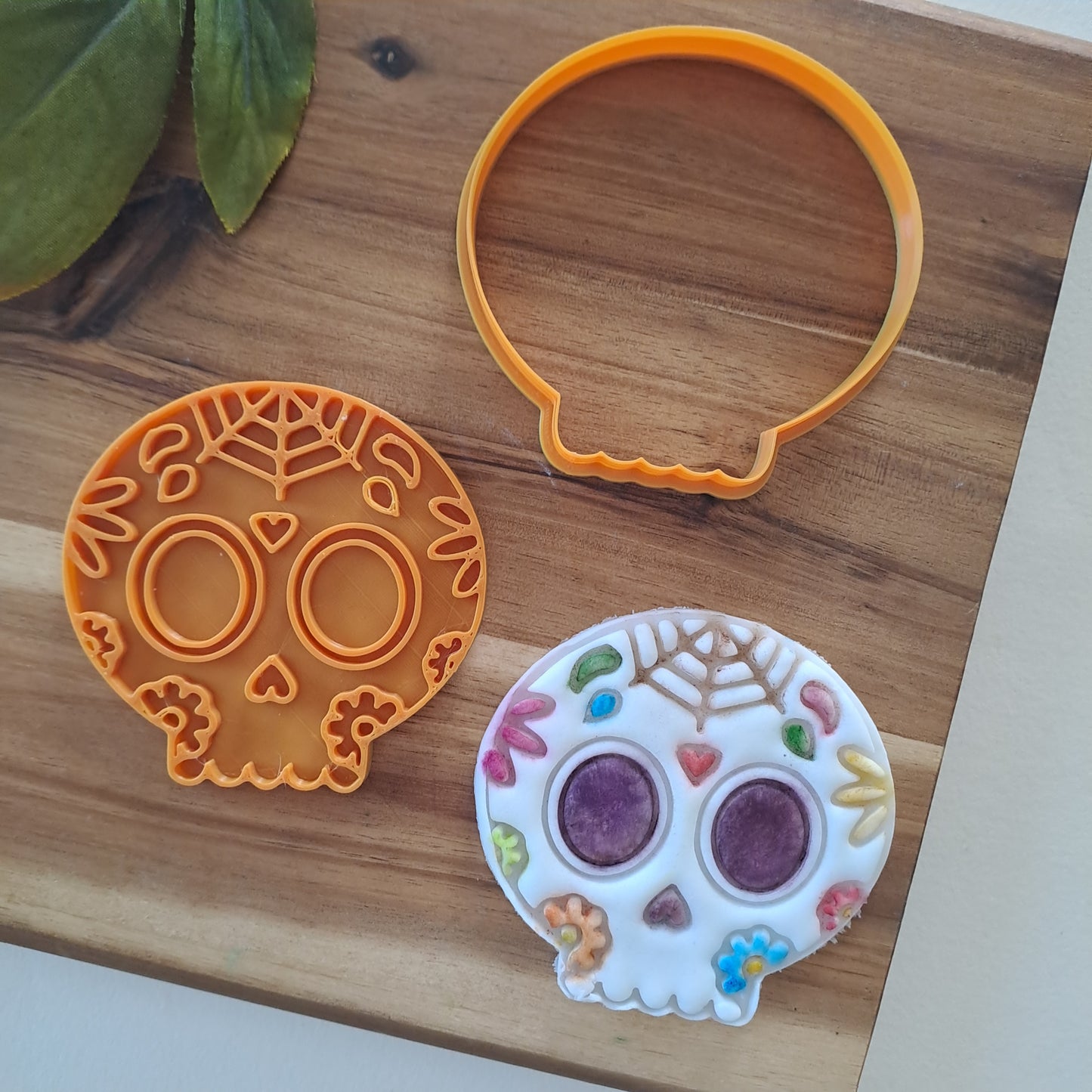 Halloween Mexican Skull - Cookie cutter - Mold - Sugar paste mould