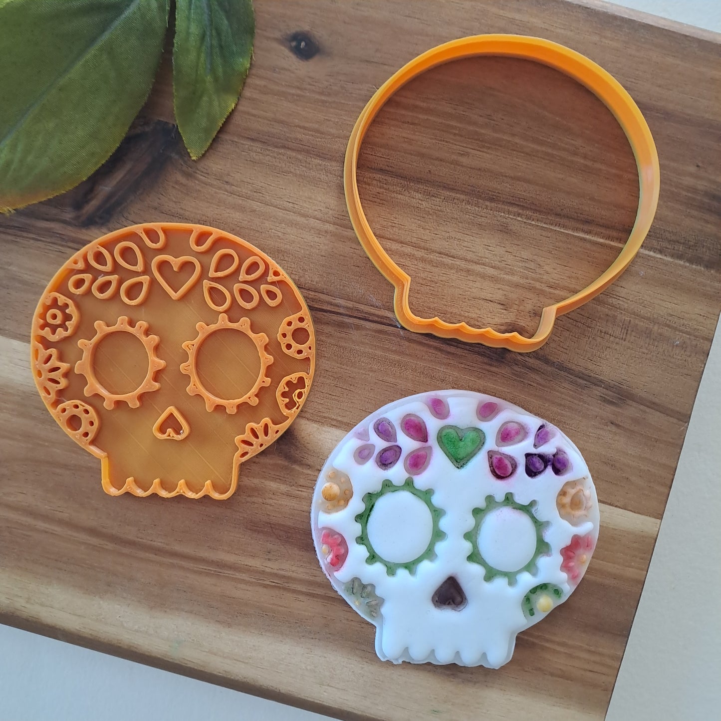 Halloween Mexican Skull - Cookie cutter - Mold - Sugar paste mould