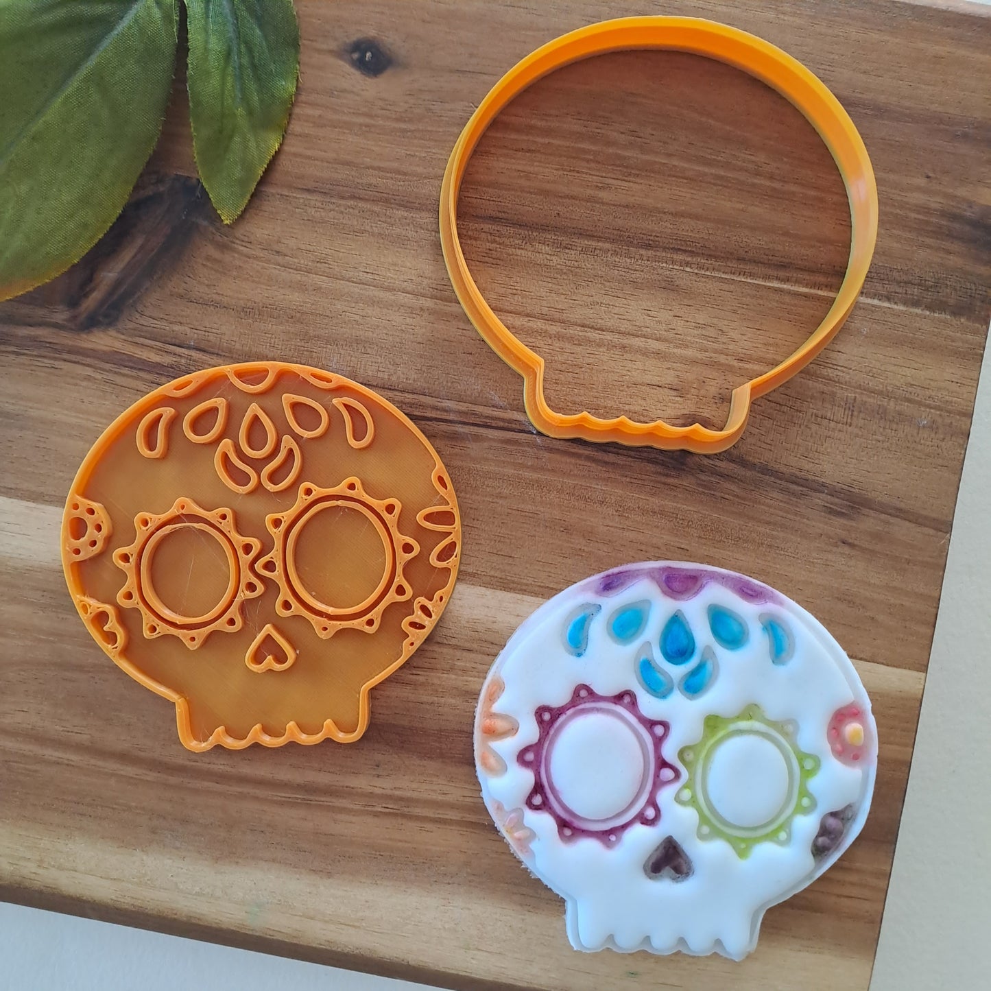 Halloween Mexican Skull - Cookie cutter - Mold - Sugar paste mould