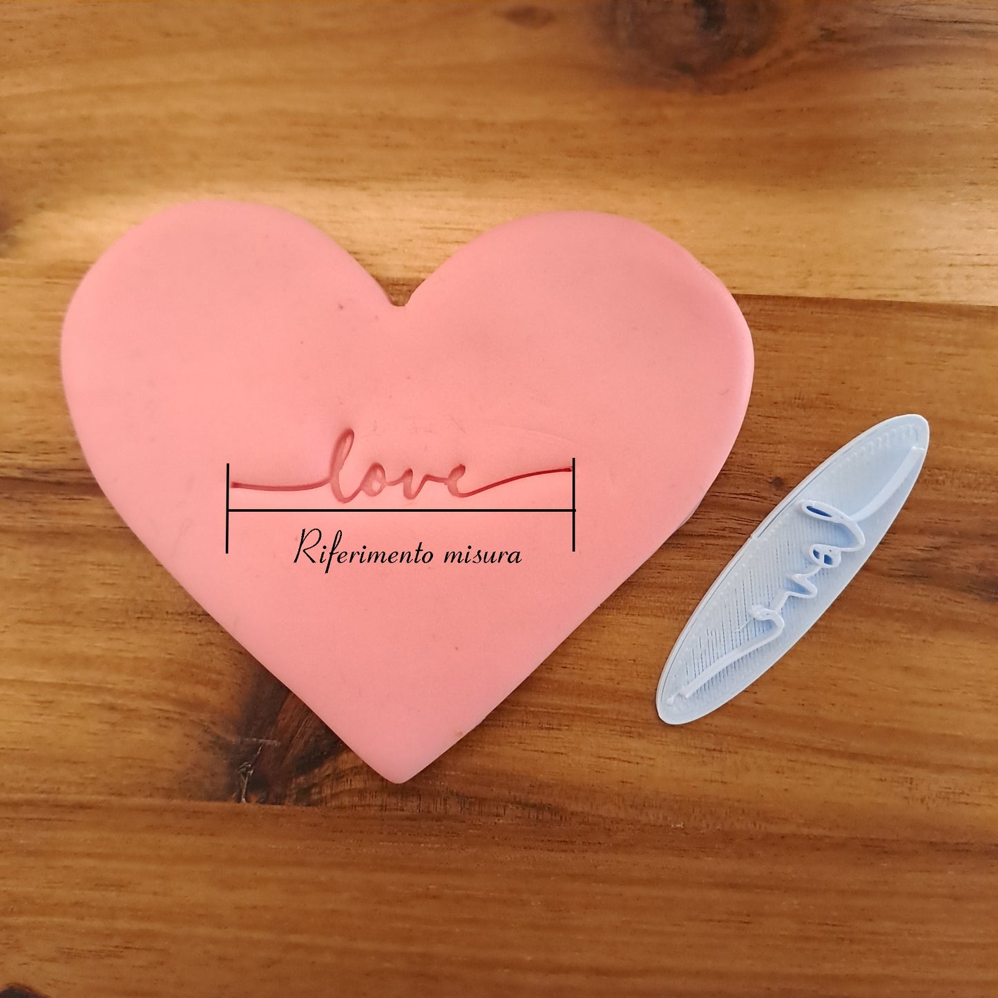 Love - Scritta - Timbro - Dimensione a scelta da 4cm a 15cm