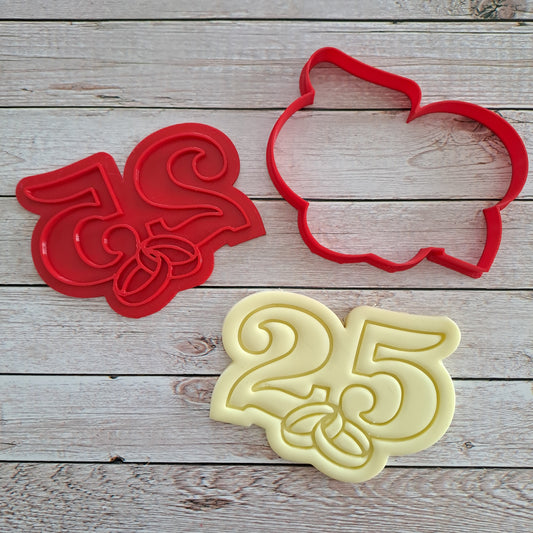 Bride and Groom Face Silhouette - Bride - Groom - Wedding - Form - Cookie cutter