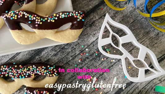 Masque de Carnaval Mod.1 - Emporte-pièces - Emporte-pièces pour desserts de carnaval - Biscuits