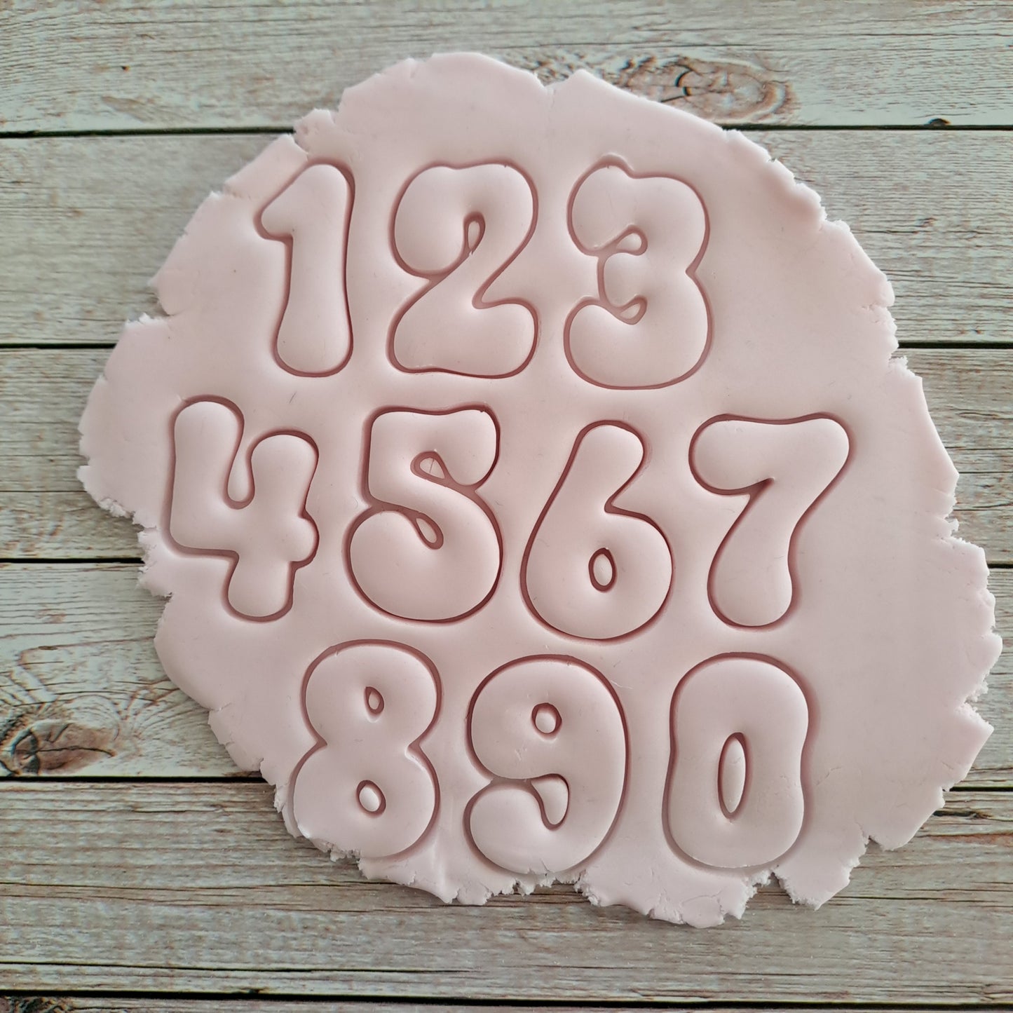 Numeri 0-9 Mod.9 - Altezza Numero 5 CM - stampini per torte in cake design