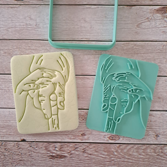 Grandfather Mod.1 - Grandparents' Day - Cookie cutter - Mold - Biscuit or Sugar Paste Mold - Cake Design