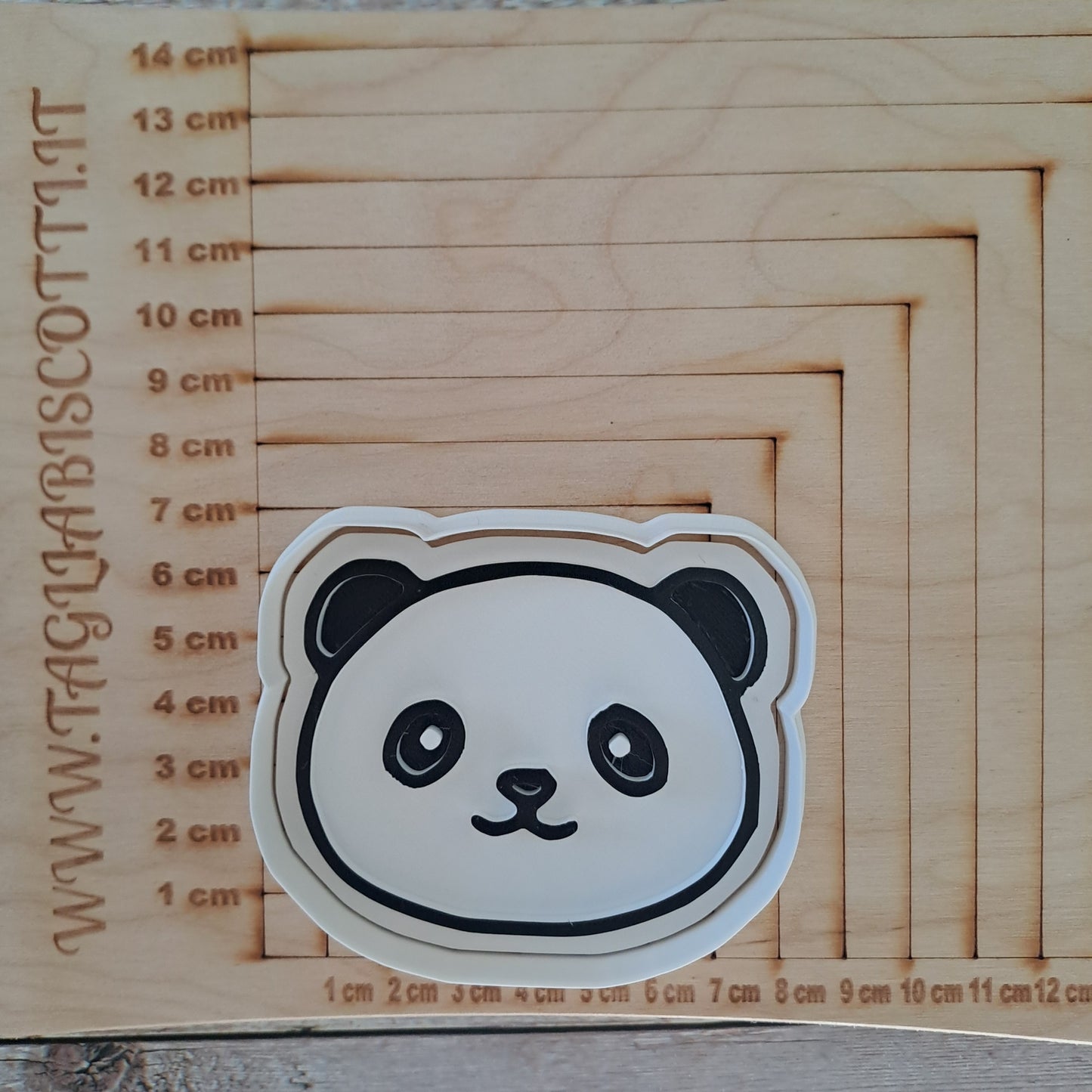 Panda Viso Orso - Tagliabiscotti - Cookies cutter - Formina - Stampo