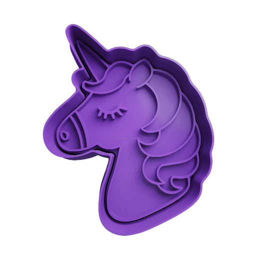 Unicorno mod.9 - Tagliabiscotti - Cookies cutter - Formina - Stampo