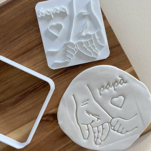 Father Son Hand - Father's Day - Cookie cutter - Biscuit cutter