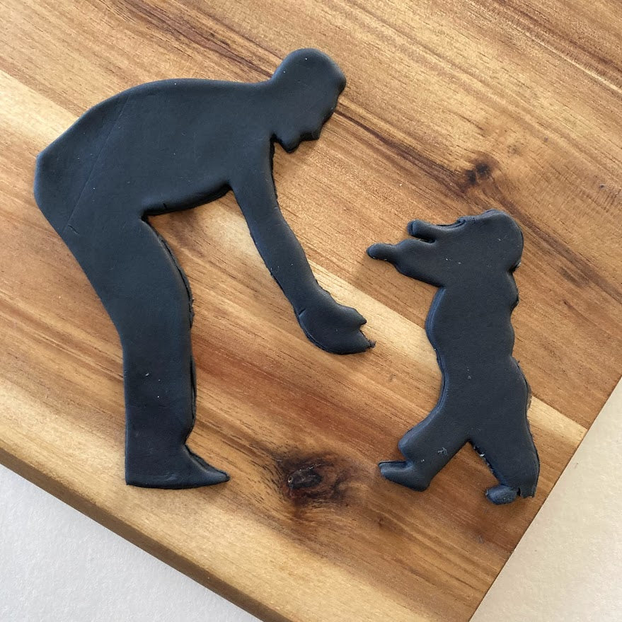 Father Son Hug - Fête des Pères - Cookies Cutter - Biscuit Cutters - Cutter pour décorations de gâteaux à thème